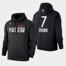 Jaylen Brown 2021 NBA All-Star Official Logo Reserves Boston Celtics Hoodie Black