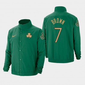 Men's Boston Celtics Jaylen Brown City DNA Lightweight Green Jacket