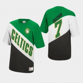Jaylen Brown Play by Play Boston Celtics T-Shirt Green