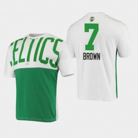 Jaylen Brown Yoke Boston Celtics T-Shirt White