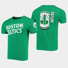 Jayson Tatum 2021 City Edition Player Boston Celtics T-Shirt Kelly Green