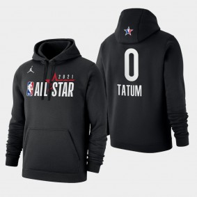 Jayson Tatum 2021 NBA All-Star Official Logo Reserves Boston Celtics Hoodie Black