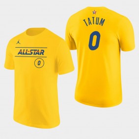 Jayson Tatum 2021 NBA All-Star Eastern Boston Celtics T-Shirt Gold