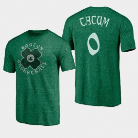 Jayson Tatum 2021 St. Paddy's Day Celtic Boston Celtics T-Shirt Green