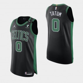 Jayson Tatum Tommy K. C. Patch Statement Boston Celtics Jersey Black