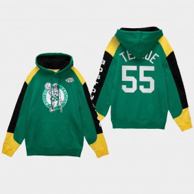Jeff Teague Fusion Fleece Throwback Boston Celtics Hoodie Green