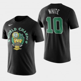Boston Celtics Jo Jo White World Champs Name Number Black T-Shirt