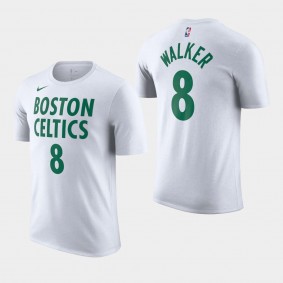Kemba Walker 2021 City Edition Boston Celtics T-Shirt White