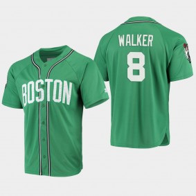 Men's Boston Celtics Kemba Walker Baseball Legacy Green Jersey