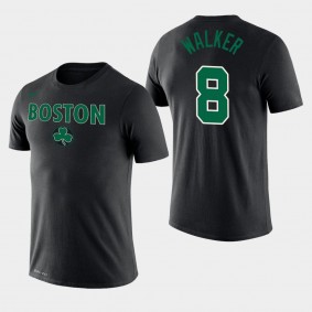 Kemba Walker City Wordmark Legend Boston Celtics T-Shirt Black