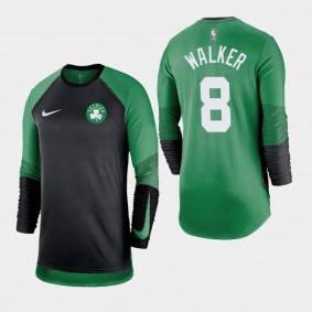 Kemba Walker Hyper Elite Performance Shooting Long Sleeve Boston Celtics T-Shirt Kelly Green