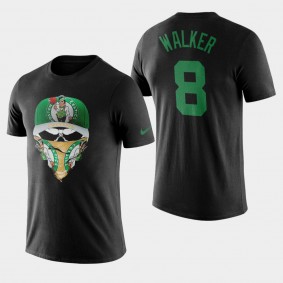 Kemba Walker Skull Mask Fuck Covid-19 Boston Celtics T-Shirt Black