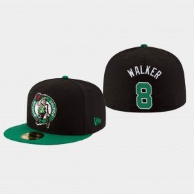 Kemba Walker Two Tone Fitted Cap Boston Celtics Hat Black
