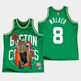 Kemba Walker Warren Lotas Boston Celtics Jersey Green