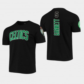 Kevin Garnett Pro Standard Chenille Boston Celtics T-Shirt Black