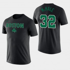 Kevin McHale City Wordmark Legend Boston Celtics T-Shirt Black