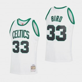 Larry Bird Reload 2.0 Hardwood Classics Boston Celtics Jersey White