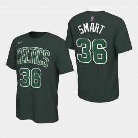 Marcus Smart 2021 Earned Edition Boston Celtics T-Shirt Green