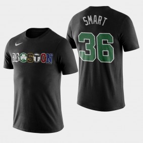 Marcus Smart Townie Pride Lightweight Boston Celtics T-Shirt Black