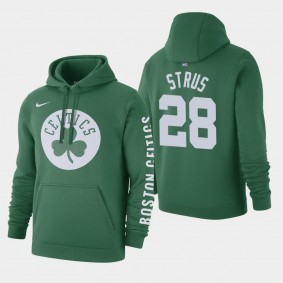 Men's Boston Celtics Max Strus Courtside Club Fleece Green Hoodie