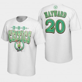 Boston Celtics Ray Allen Retro Day T-Shirt Vintage Tubular - White