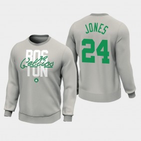 Sam Jones Classics Entwine Graphic Crew Boston Celtics Sweatshirt Sport Grey