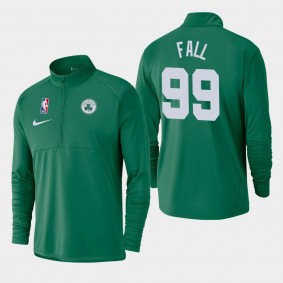 Men's Boston Celtics Tacko Fall Element Logo Performance Half-Zip Pullover Kelly Green Jacket