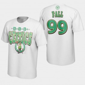 Boston Celtics Tacko Fall Retro Day T-Shirt Vintage Tubular - White