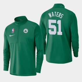 Men's Boston Celtics Tremont Waters Element Logo Performance Half-Zip Pullover Kelly Green Jacket