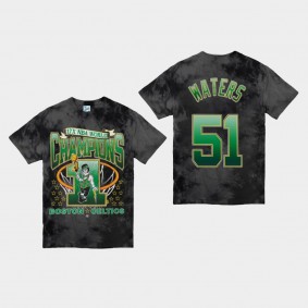 Boston Celtics Tremont Waters Streaker Vintage Tubular Playoff Edition Black T-Shirt