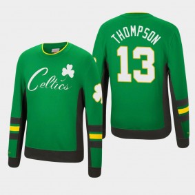 Tristan Thompson Hometown Champs Hardwood Classics Pullover Boston Celtics Sweater Green