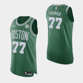 Boston Celtics Vincent Poirier 2020-21 Icon Authentic GE Patch Jersey Green