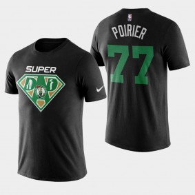Boston Celtics Vincent Poirier 2020 Super Dad Black T-Shirt