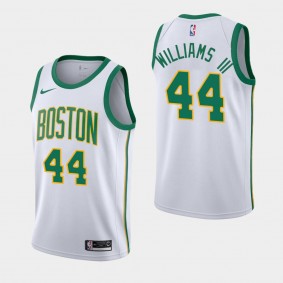 Men 2018-19 Boston Celtics Robert Williams III City White Jersey