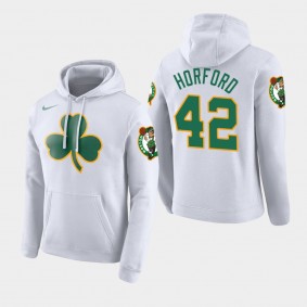 Men Boston Celtics Al Horford City Edition White Hoodie