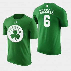 Boston Celtics Bill Russell St. Patrick's Day Name & Number T-Shirt