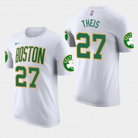 Men Boston Celtics Daniel Theis City Edition White T-Shirt