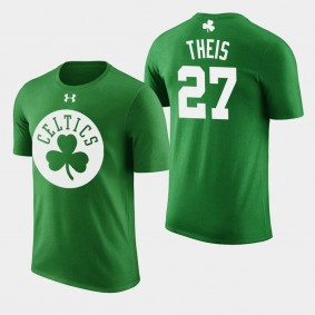 Boston Celtics Daniel Theis St. Patrick's Day Name & Number T-Shirt
