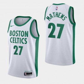Garrison Mathews Boston Celtics City Edition Jersey White