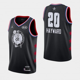 Men Boston Celtics Gordon Hayward 2019 All-Star Black Jersey