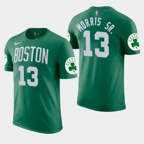 Men Boston Celtics Marcus Morris Sr. Icon Edition Green T-Shirt