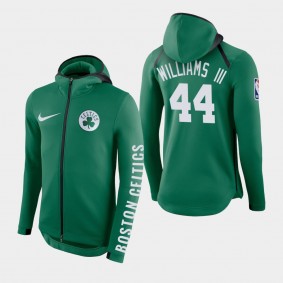 Men Boston Celtics Robert Williams III Showtime Full-Zip Green Hoodie