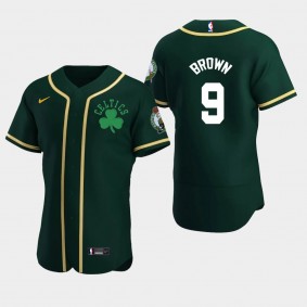 Boston Celtics Moses Brown Team Authentic T-Shirt Green