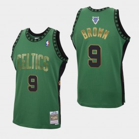 Boston Celtics Moses Brown Hardwood Classics Special Edition Jersey Green