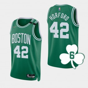 Bill Russell #6 NBA Retired Number Boston Celtics Al Horford Jersey Kelly Green