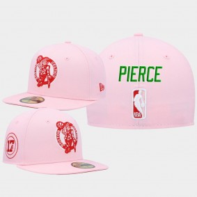 Paul Pierce Boston Celtics 2021 Hat New Era Candy Cane Pink