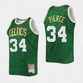 Boston Celtics Paul Pierce Lunar New Year HWC Limited Jersey Kelly Green