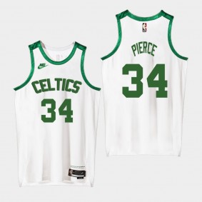 Boston Celtics Paul Pierce Classic Edition Origins 75th anniversary Jersey White