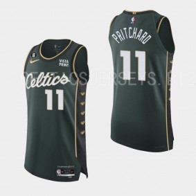 Boston Celtics 2022-23 Authentic Payton Pritchard #11 Green City Jersey