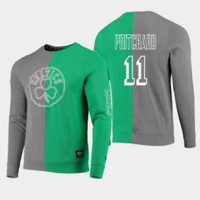Boston Celtics Payton Pritchard Color Block New Era Sweatshirt Gray Green